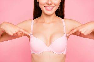 breast reduction surgery bra pink